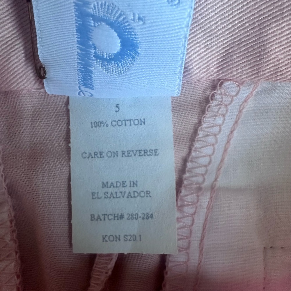 NWT Bella Bliss Pink Twill Wilson Shorts Boy's Size 5 Summer Spring Easter - Picture 4 of 8